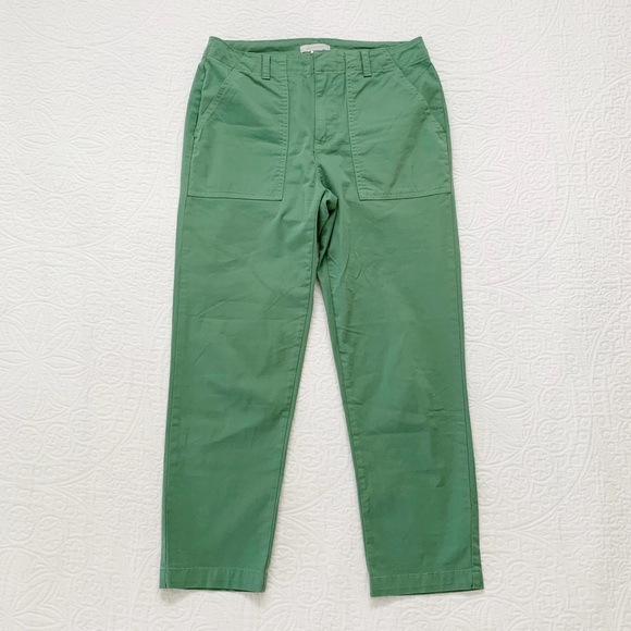 Outerknown Women's Emory Stretch Pants, Green - Picture 6 of 9